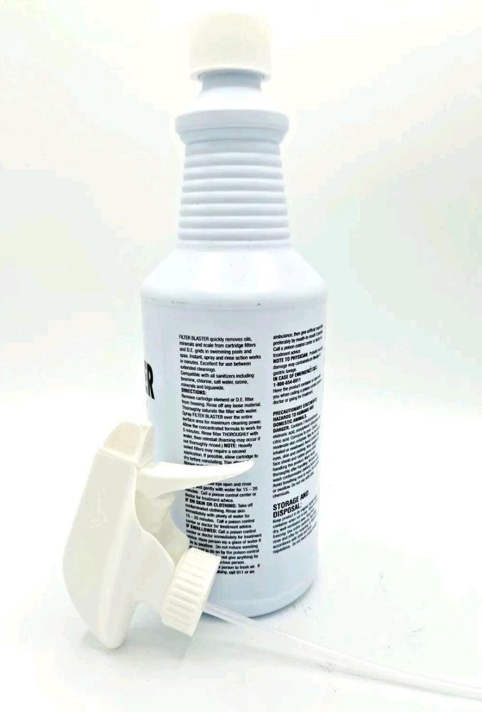 Applied Biochemists Filter Blaster 1 Qt Trigger Spray Bottle for Swimming Pools