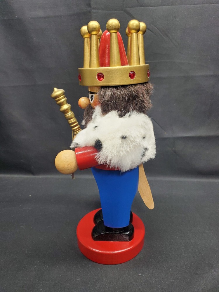 Original Steinbach "Chubby Proud King" S134 German Nutcracker 12"