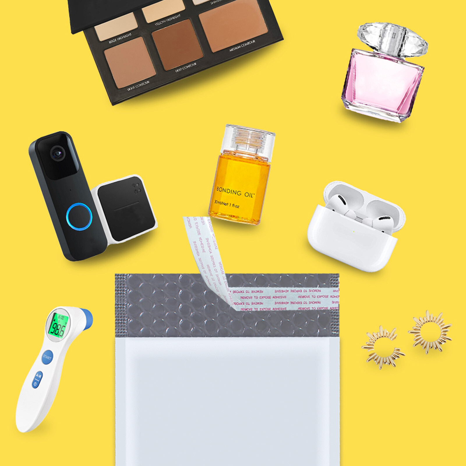 1-500 Poly Bubble Mailers Padded Envelopes Shipping Mailing Bags ANY SIZE