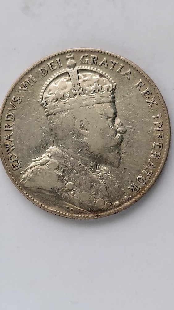 1904-H Newfoundland 50 Cent Silver, Edward VII