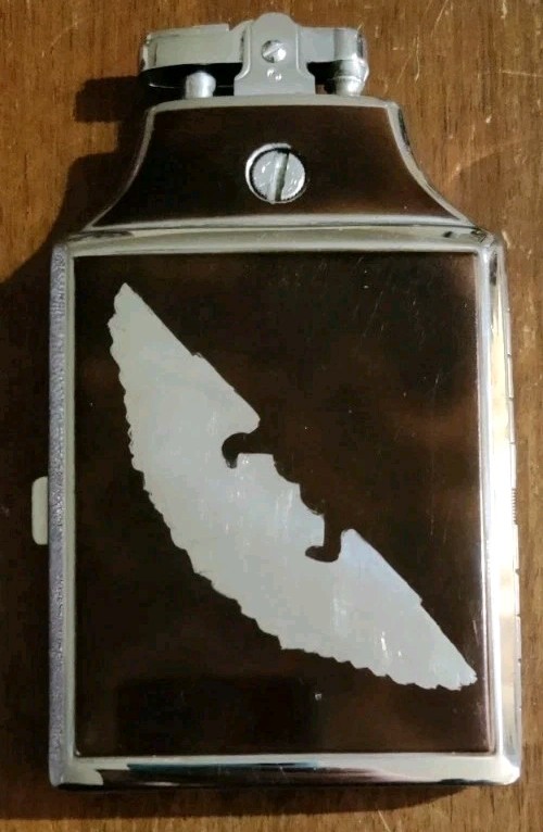 Ronson Mastercase Cigarette Lighter & Case USAAF WW2