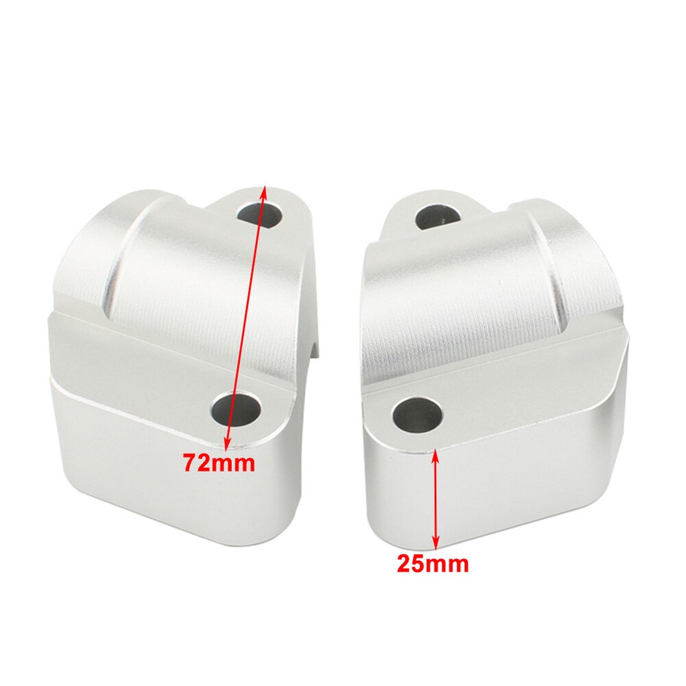 Handlebar Risers Handle Bar Riser Clamp Extend for Tiger 1200 GT Pro 2023+ Pair