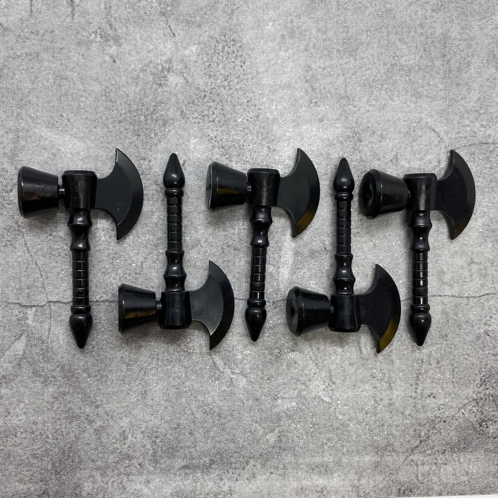 5pack War Hammer Axe Blocks Weapons Accessories for Minifigures C86945