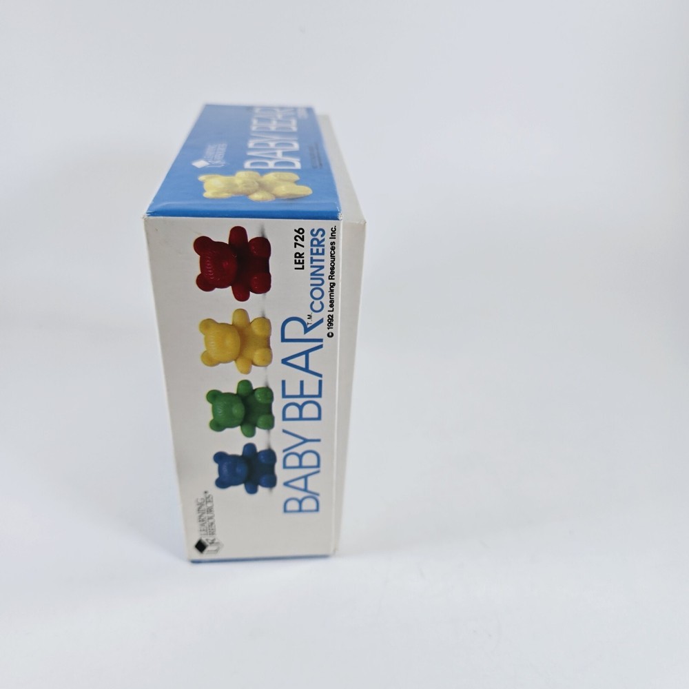 Baby Bear Counters - 100 1" Bears 4 Colors - Learning Resources Homeschool Class
