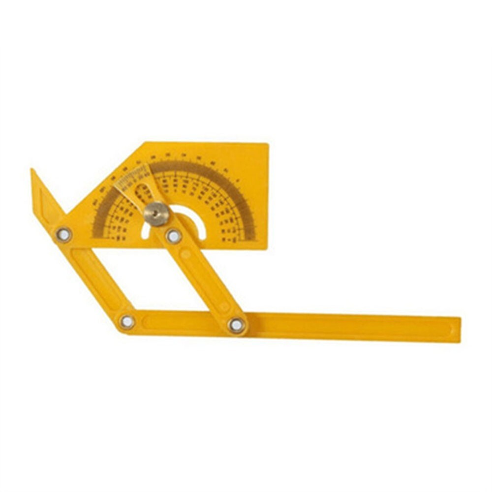 Ruler Tool Goniometer Angle Finder Miter Gauge Arm Measuring Plastic Protractor