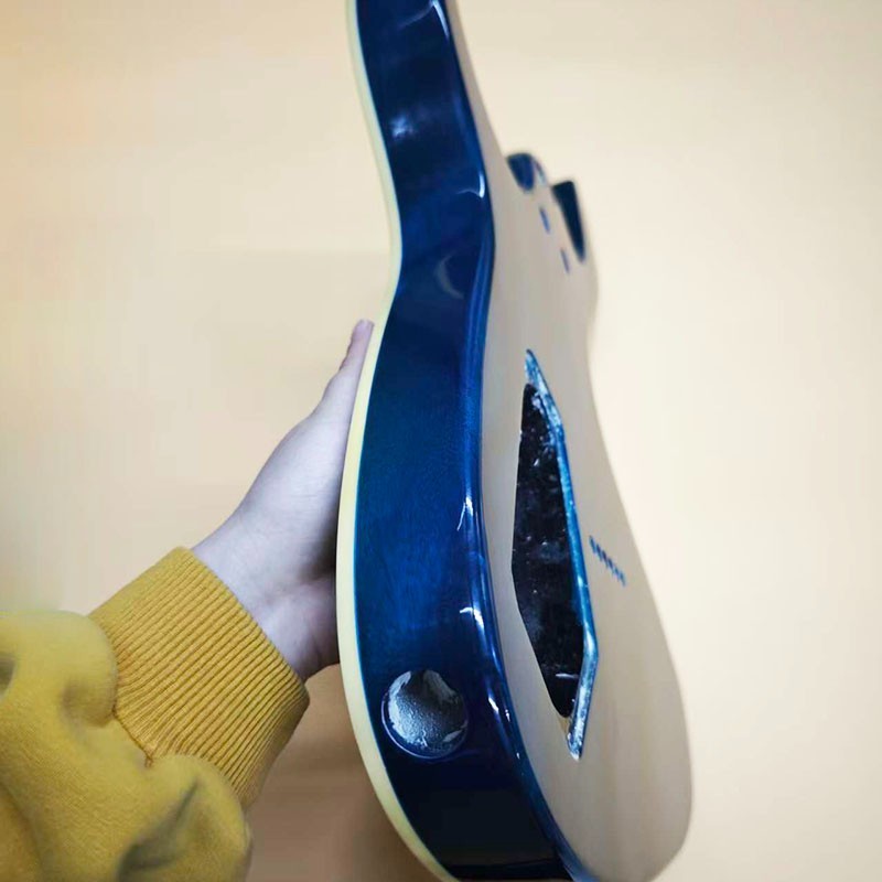 DIY Basswood Guitar Body 24 Fret 648mm Scale Glossy Replacement Part