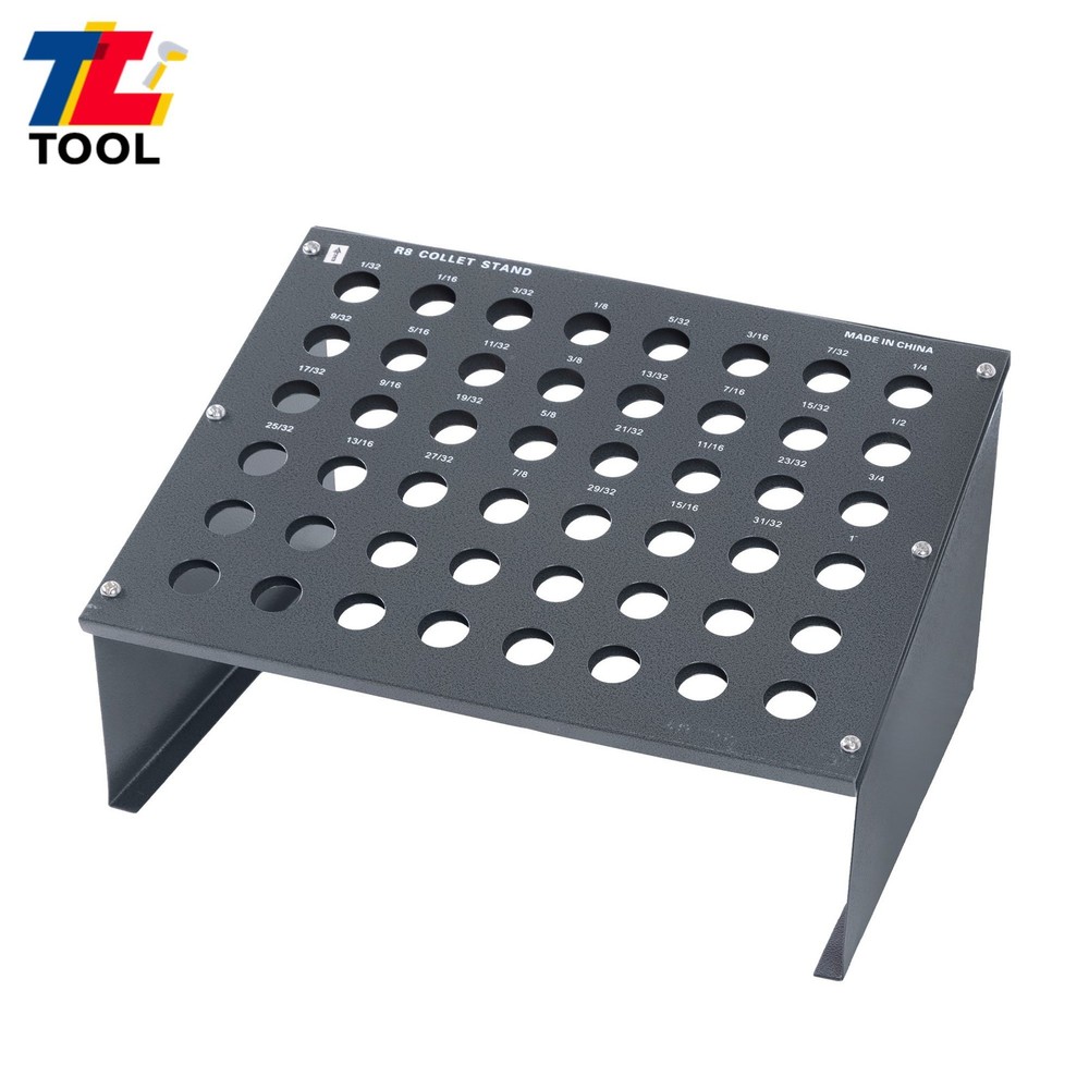 Maximize Tool Storage: 48 Hole R8 Collet Rack for 0.98" Diameter