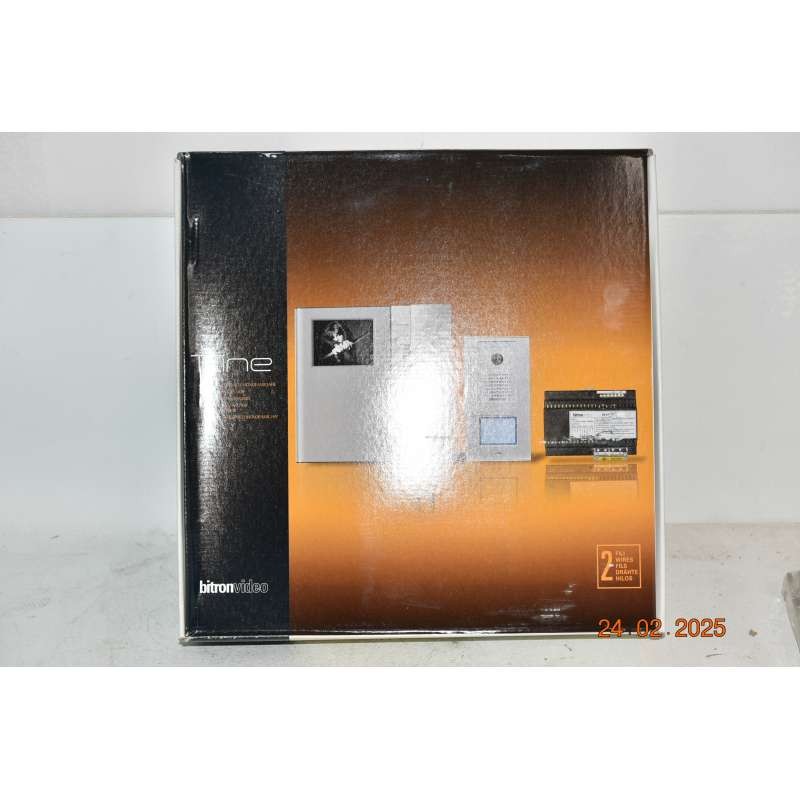 AV4161/3 Bitron Video Intercom Kit Single Family B/W Video Intercom 2 Wire Integral