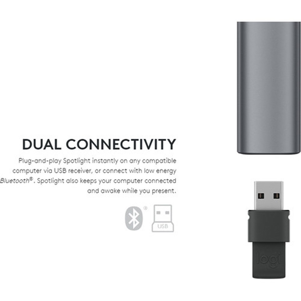 Logitech Spotlight Presentation Remote, Slate