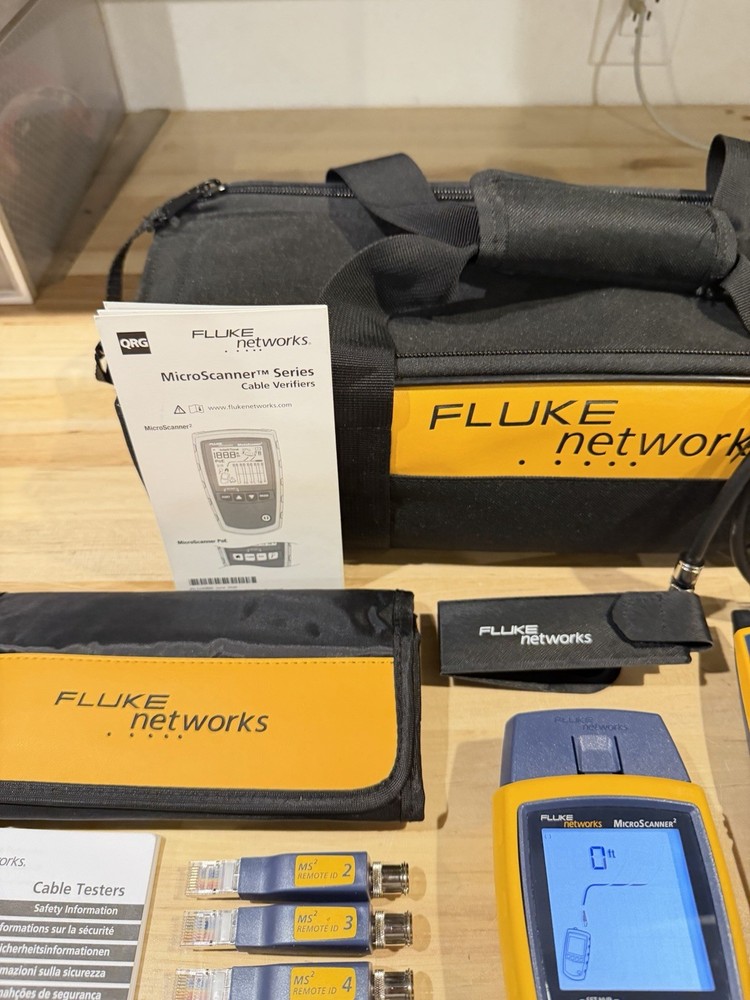 FLUKE NETWORKS MS2-KIT MICROSCANNER 2 & INTELLITONE PRO200 CABLE TEST KIT