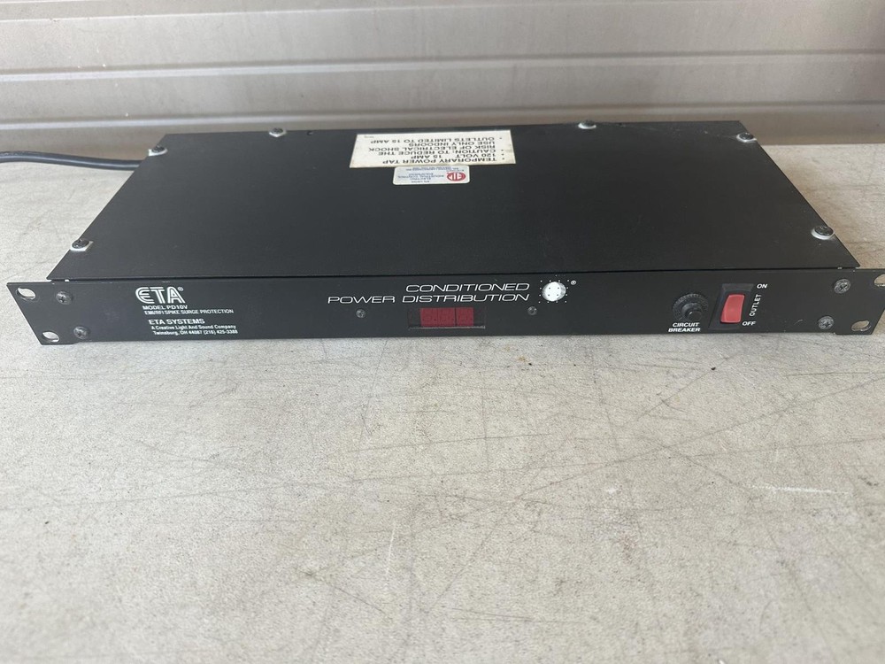 ETA Model PD10v Condition Power Distribution
