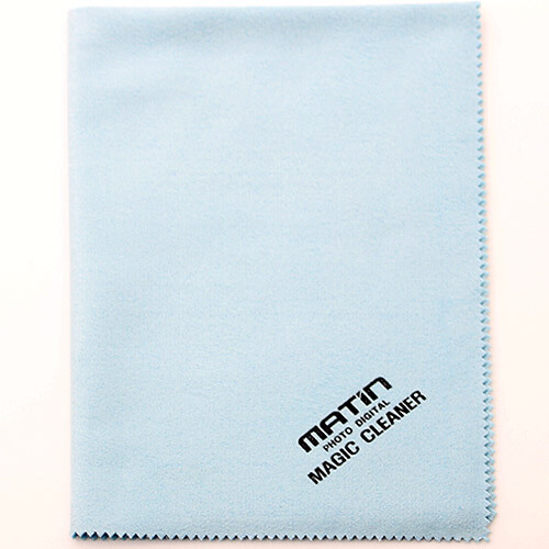 (3 Pcs) Matin Microfiber Magic Cleaner Cloth Cameras Lenses Accessories (M) Blue
