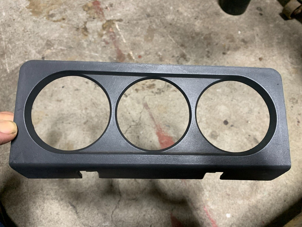 87-89 Ford Mustang AC Heater Control Switch Panel Bezel Dash Center Console Trim