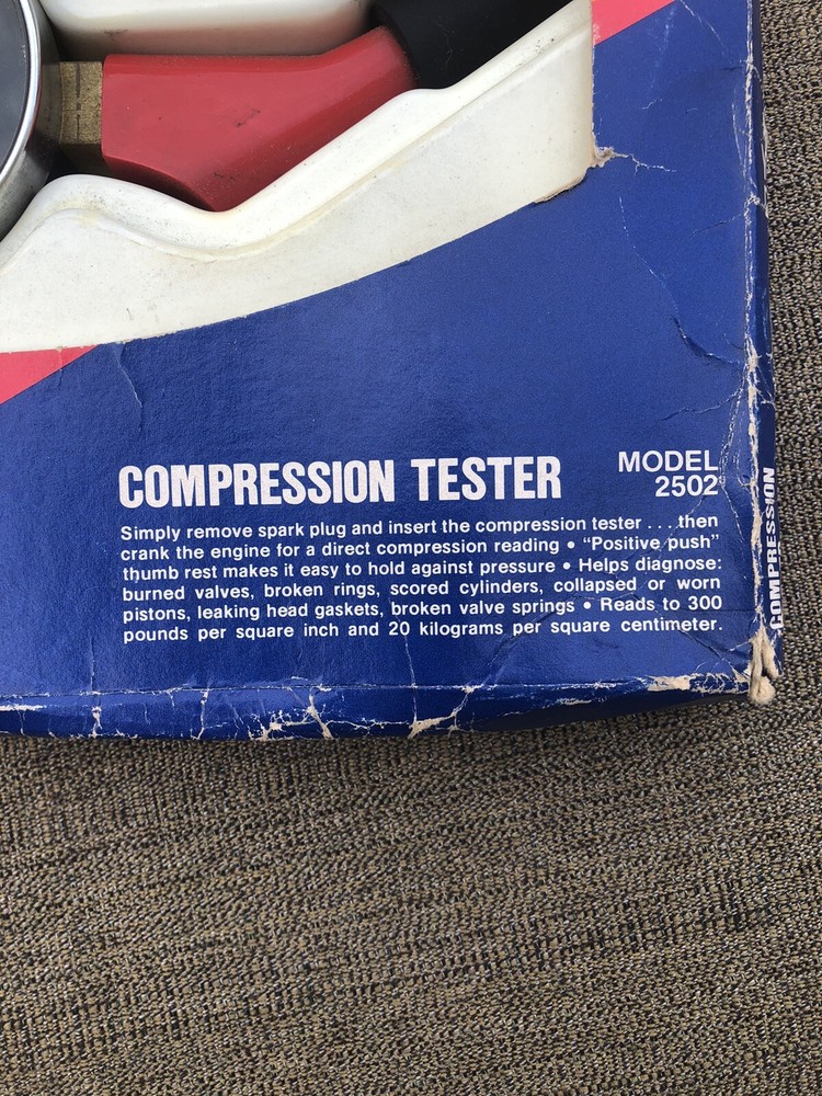 Kar Check Tune It Yourself Model 2502 Compression Tester