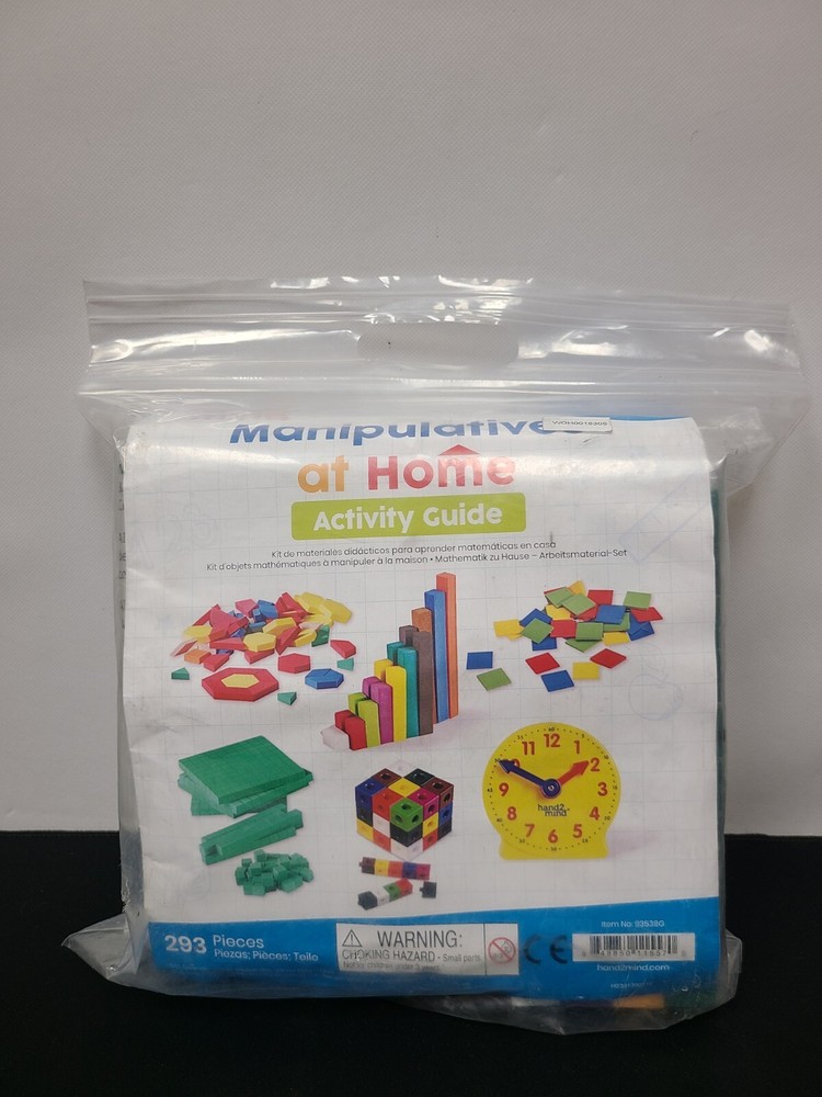 hand2mind Manipulatives at Home Activity Guide Ages 5 & Up New