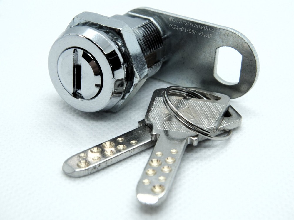 CAM LOCK, HIGHER-SECURITY DIMPLE KEYS, DOUBLE-PUNCHED CAM, LOCKSPORT QUALITY 😃