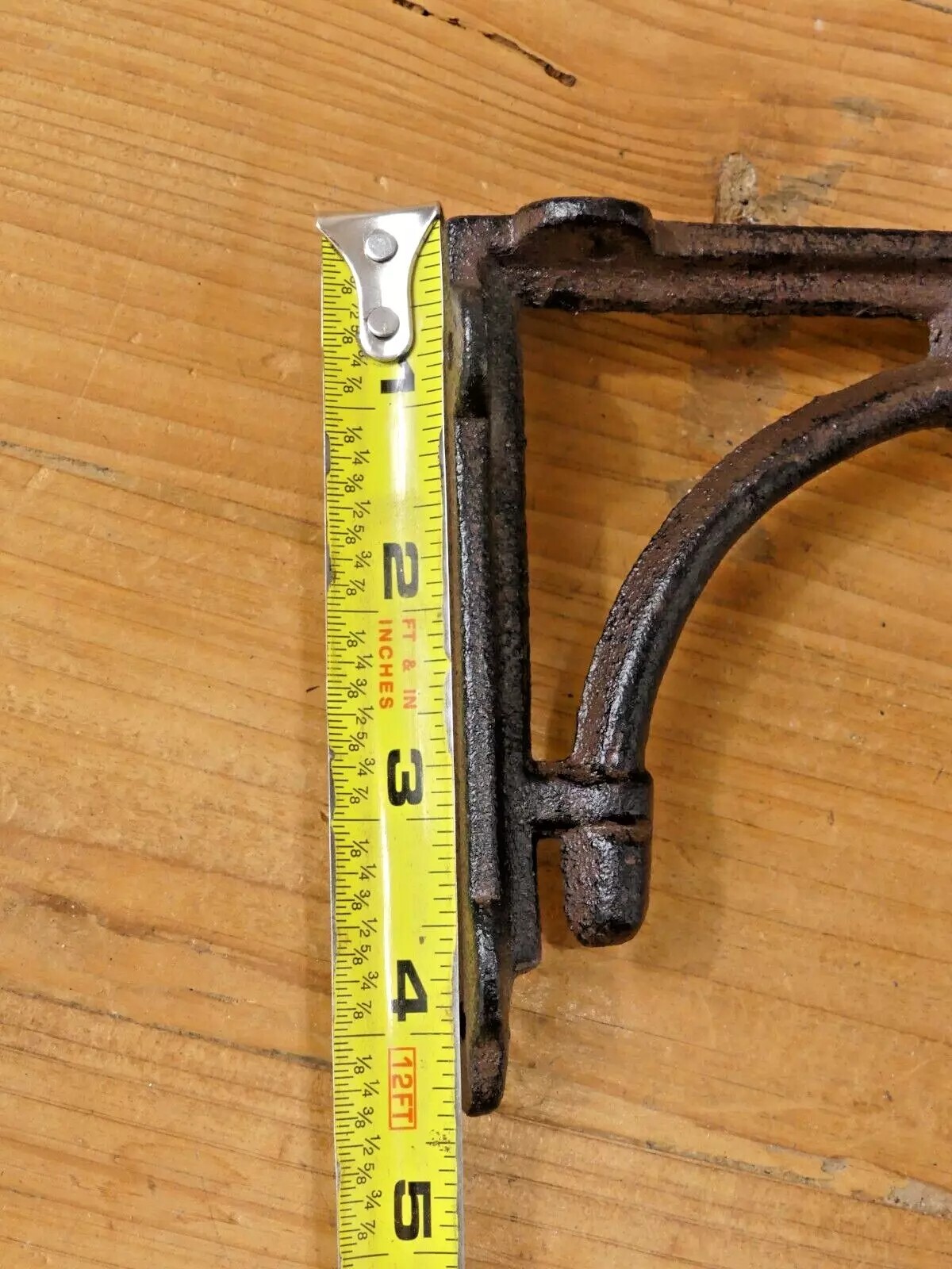 12 Shelf Brackets Corbels Wall Cast Iron SMALL Rustic Farmhouse 4 3/8" X 4 3/8"