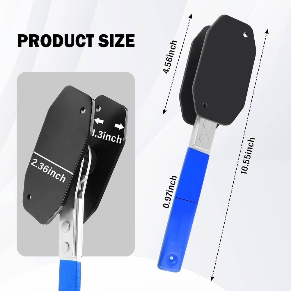 1PC Brake Caliper Compression Tool+2Pcs Caliper Hanger,360° Swing Brake Caliper