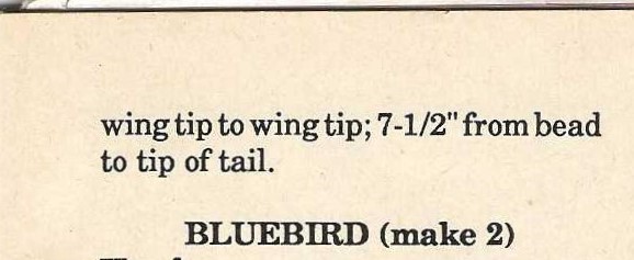 Pineapple Bluebird Pillowcase (#348-40C) vintage crochet pattern