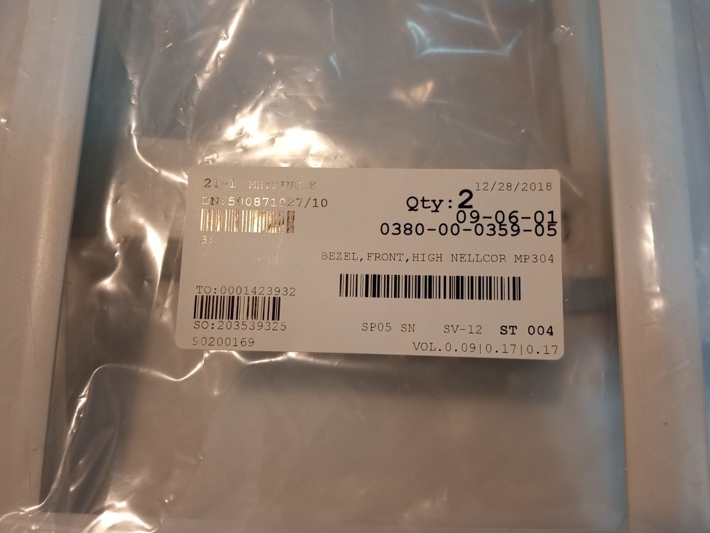 Mindray Accutorr Plus Covers Bezels Buttons Plates Extras