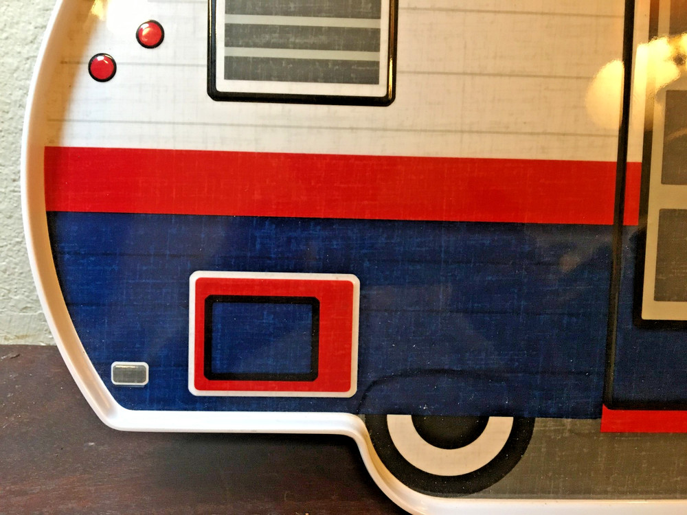 Melamine Plastic Trailer Tray, Pier One, 16", Serving, RV