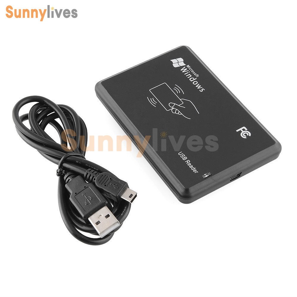 125Khz USB RFID Contactless Proximity Sensor Smart ID Card Reader EM4100 US
