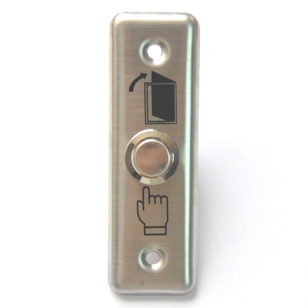 3A Metal Exit Switch Button Door Exit Push Release Button For Access Control GL