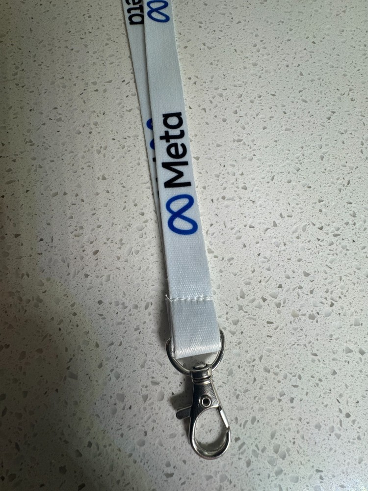 Meta Lanyard ID Holder