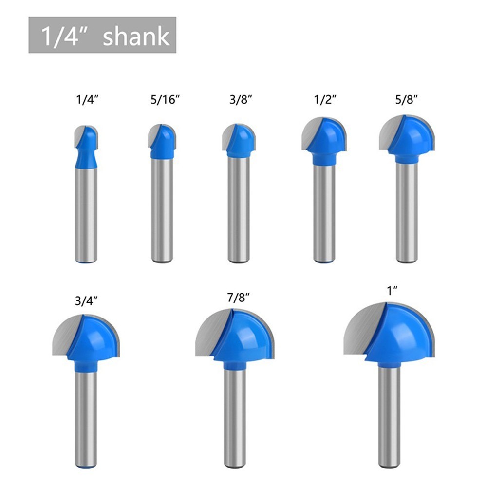 High Quality Router Bit Power Tool Carbide Double Fluted Router Bits 1/4Inch