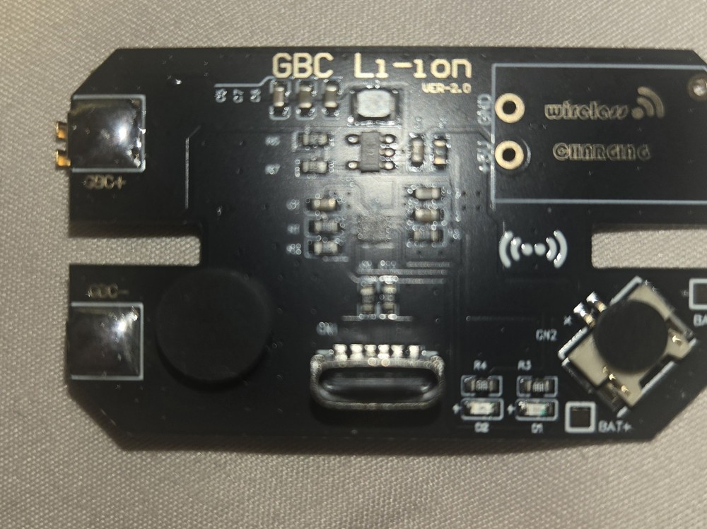 Gameboy Rechargeable Mod Kit Type C For (2 x units) Gameboy