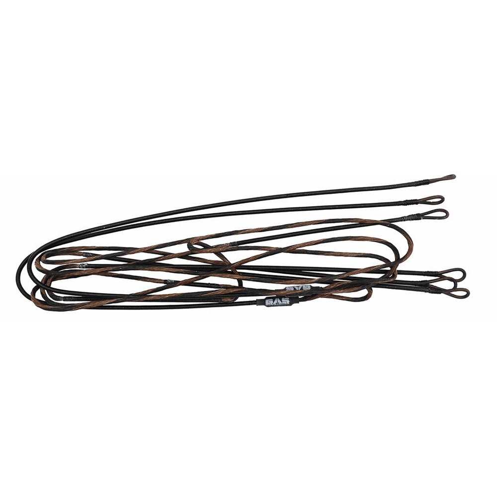 GAS HIGH OCTANE STRING AND CABLE SET TAN/BLACK BOWTECH BTX 28