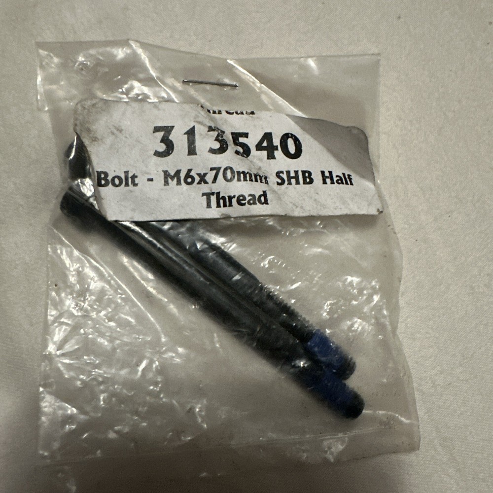 M6x70mm SHB Half Thread Bolt 313540