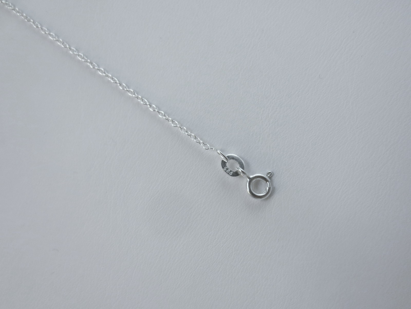 14,16,18,20,24 inch Sterling Silver 1mm Cable Chain Thin Rolo .925 Made in Italy