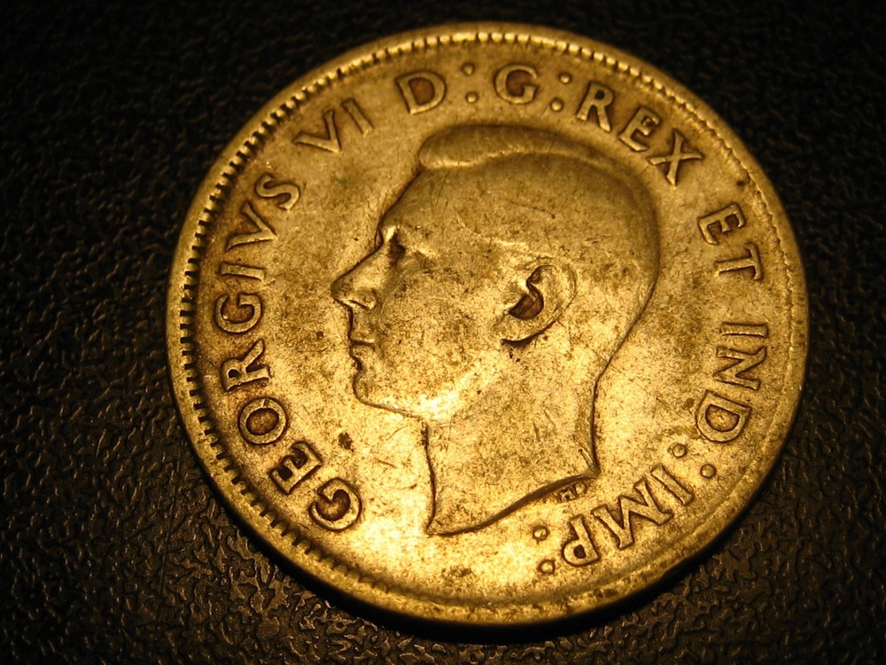 1942 80% Silver Canadian Quarter