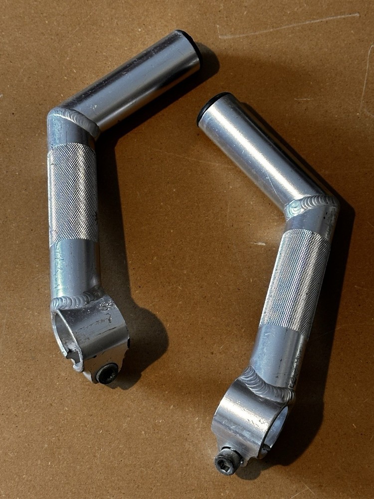 Vintage Control Stix Bar Ends - Silver - Pretty Darn Good Condition