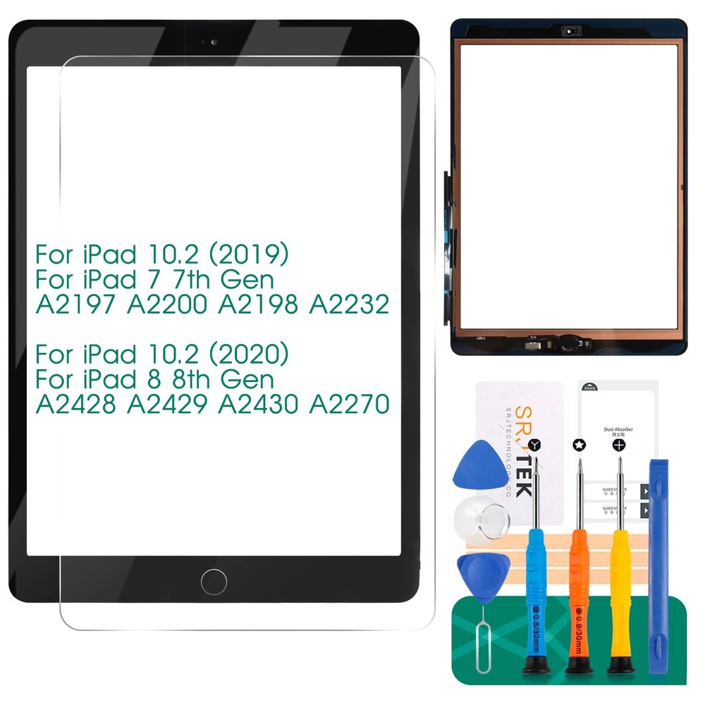 for iPad 7 7th Gen Touch Screen for iPad 8 8th Gen Screen Replacement for iPa...