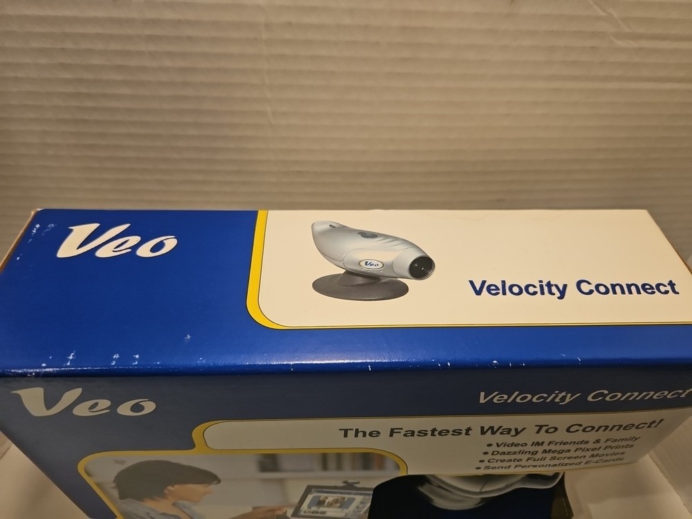 USB 2.0 WEBCAM 1.3 MEGA PIXEL WEB CAMERA / MICROPHONE VEO VELOCITY CONNECT ~ NEW