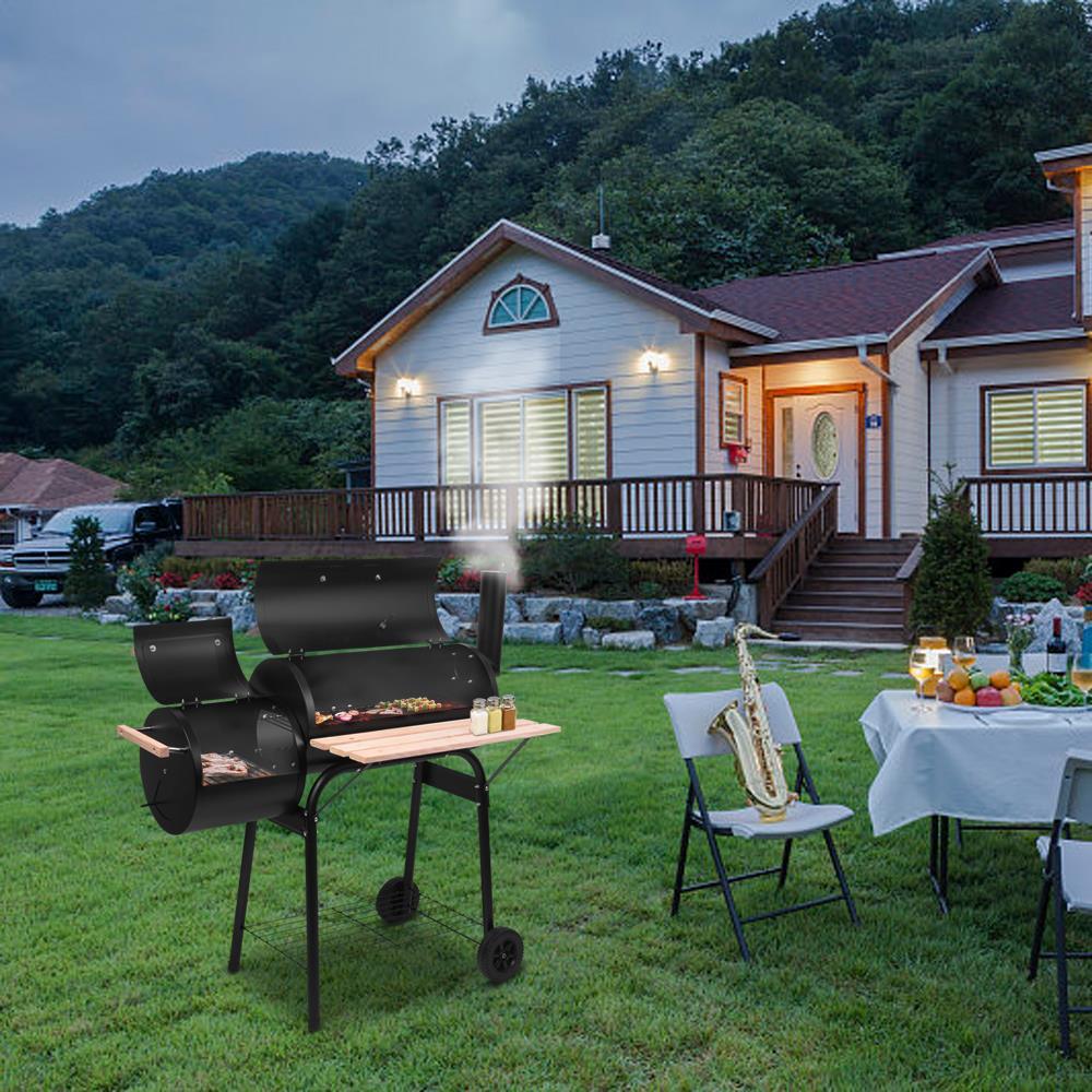 Outdoor Charcoal Grill Smoker Charcoal Barbecue Grill with Large Cooking Surface