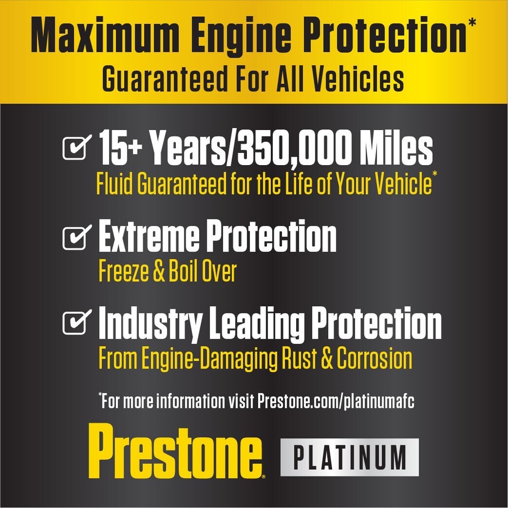 Prestone Platinum Extreme Protection Antifreeze & Coolant