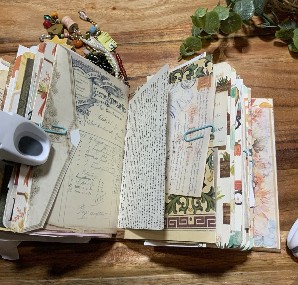 Autumn Fall Handmade Junk Journal