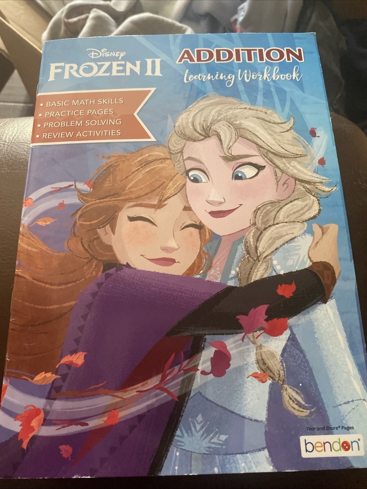 Disney Frozen 2 Addition Learning Workbook
