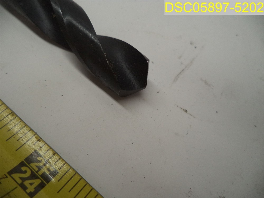 1/2" x 24" HSS Extra Long Drill Bit, Straight Shank