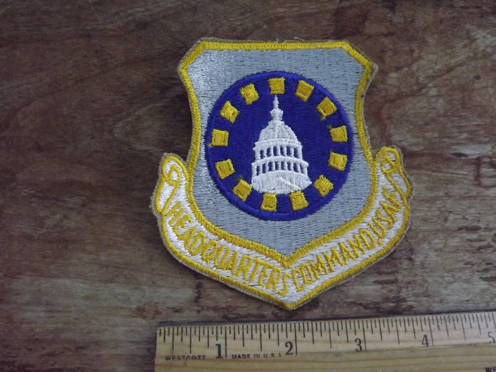 Headquarters Command USAF Pocket Patch - INV# C892