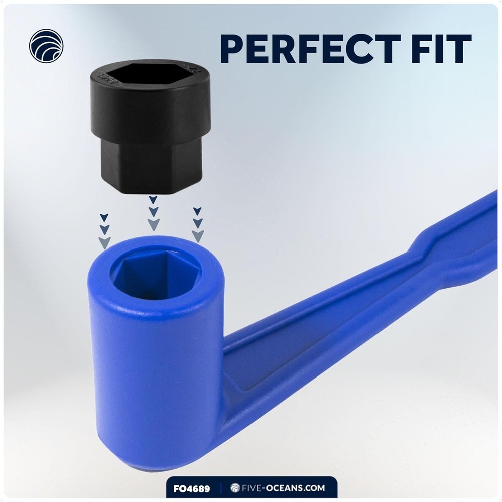 Universal Prop Wrench Kit with Multiple Sockets, Floating Blue