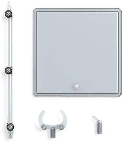 Elegant 3-Piece Translucent Display Stand Set for Figures & Models - Adjustable