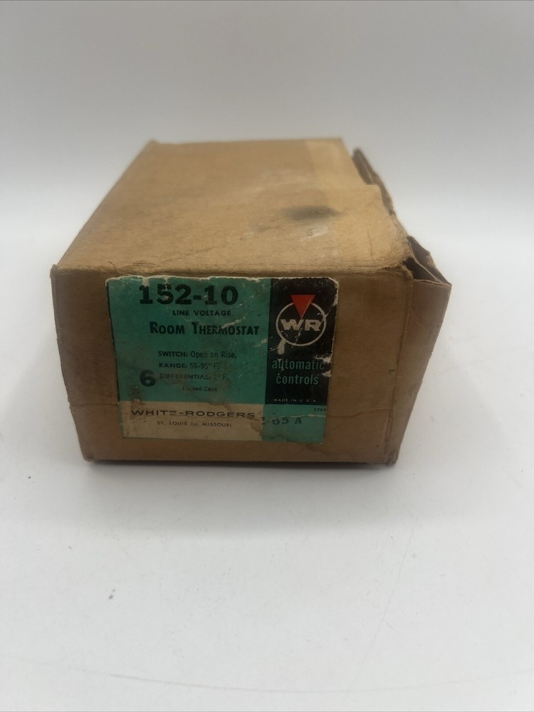 White-Rodgers 152-10 Room Thermosstat Emerson Automatic Controls