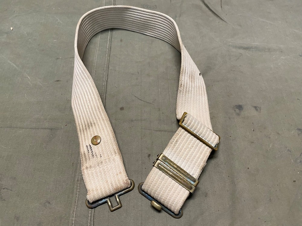 ORIGINAL US ARMY MILITARY POLICE MP .45 PISTOL AMMO BELT-LARGE