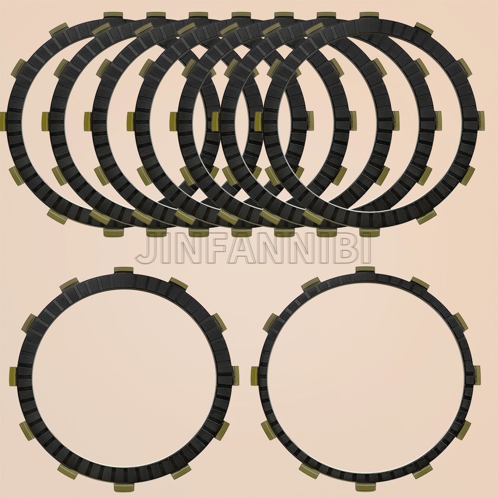 Clutch Friction Plates for Harley Softail Fat Boy Dyna FXDL Electra Street Glide