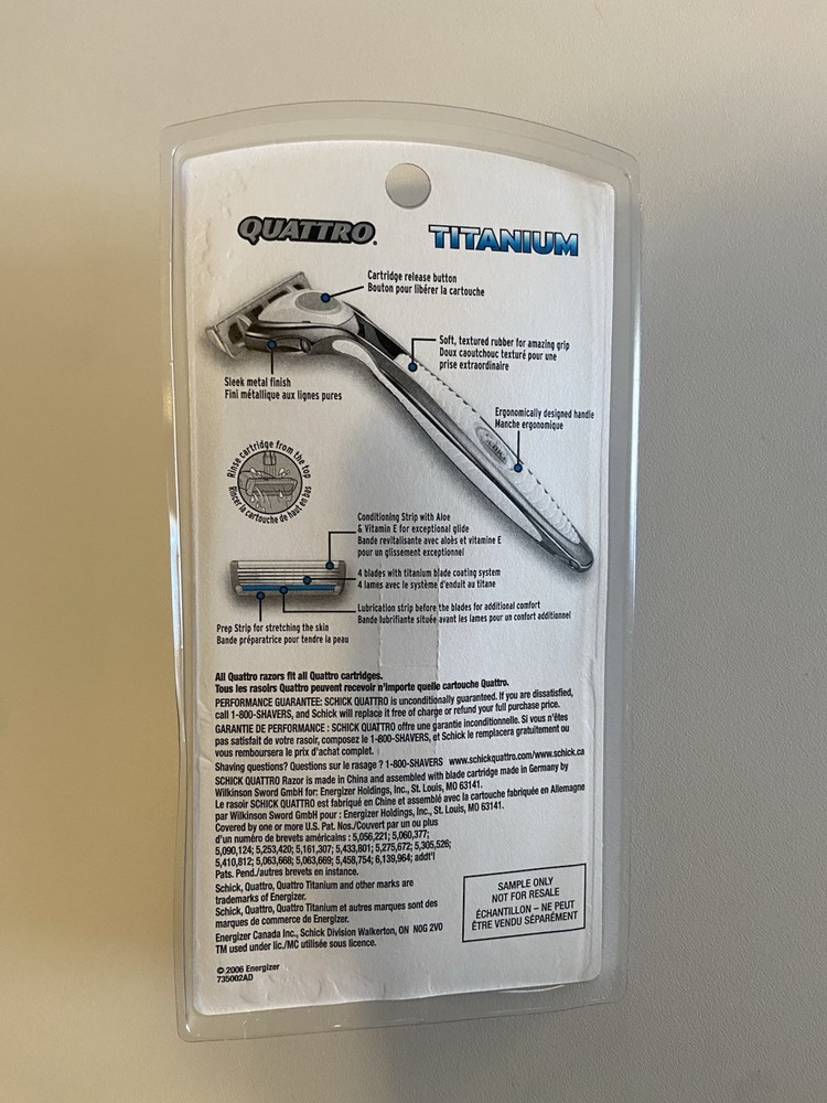 Schick Quattro Titanium Razor 2