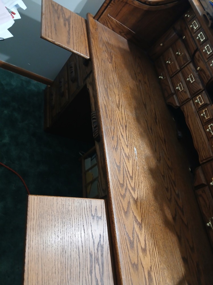 Oak Roll Top Desk